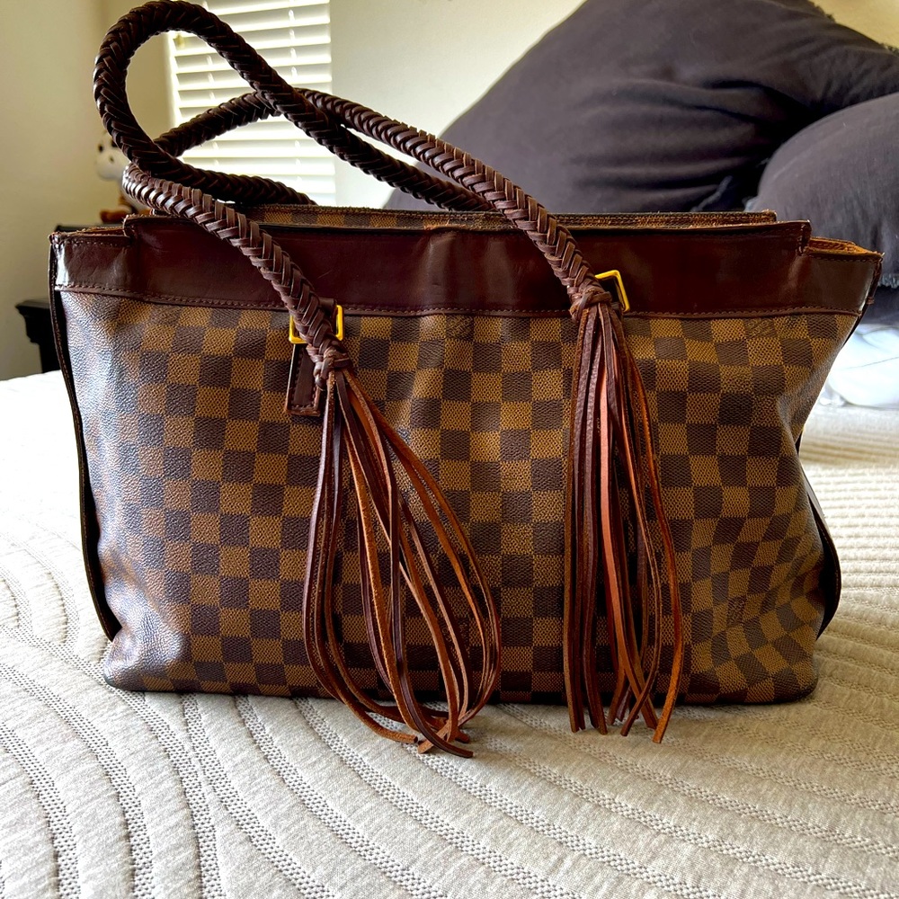 Vintage Boho Louis Vuitton Tote